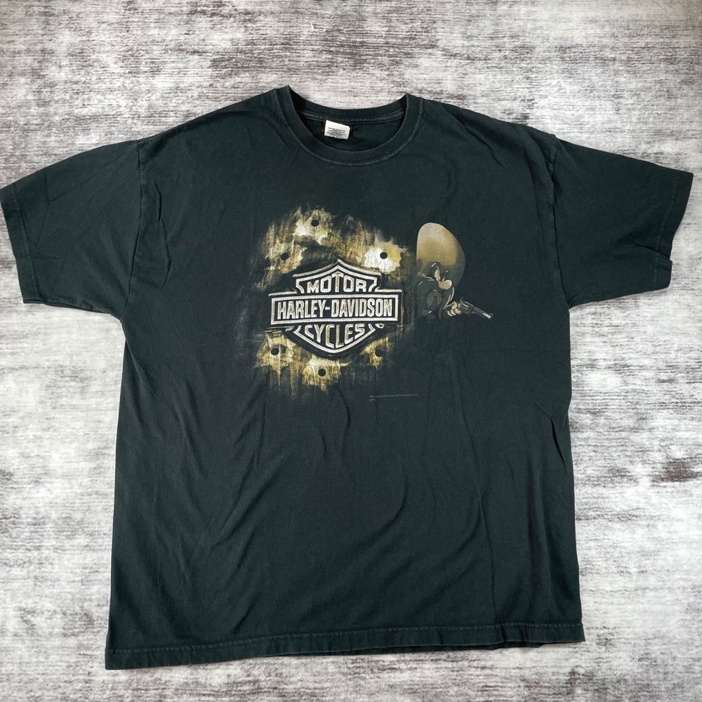 Harley-Davidson Looney Tunes Yosemite Sam T-Shirt Black XL Hot Springs AR